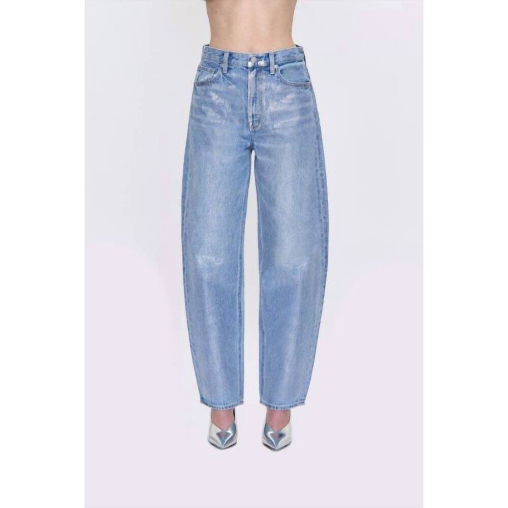 NEW PISTOLA women's wes high rise barrel jean in spellbound